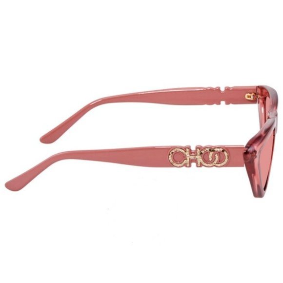 NEW Jimmy Choo  Sparks/G/S 1N5U1 Pink Cat-eye Sunglasses for Women - Picture 4 of 4